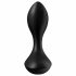 Satisfyer Backdoor Lover - akkubetriebener, wasserdichter Analvibrator (schwarz) 