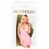 Penthouse Süß & Würzig - Neckholder-Spitzenkleid und Tanga (rosa)  - M/L