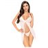 Penthouse After Sunset - transparenter Babydoll und String (weiß)