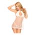 Penthouse Libido Boost - Spitzenträger Babydoll und Tanga (Weiß) 