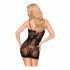 Penthouse Above & Beyond - Netzkleid mit Mesh (Schwarz)  - XL