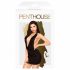 Penthouse Heart Rob - Tief ausgeschnittenes Kleid und Tanga (Schwarz) 