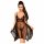 Penthouse Naughty Doll - Spitzenkleid und Tanga (schwarz) 