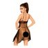 Penthouse Naughty Doll - Spitzenkleid und Tanga (schwarz) 