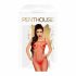 Penthouse Body Search - offener, Netz-Overall (rot) 