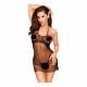 Penthouse All Yours - Spitzen-Negligé und Tanga (schwarz)  - M/L