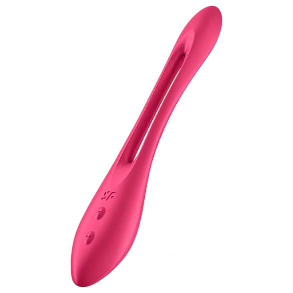 Satisfyer Elastic Joy - wiederaufladbarer, flexibler Paarvibrator (rot)