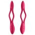 Satisfyer Elastic Joy - wiederaufladbarer, flexibler Paarvibrator (rot)