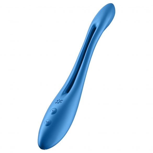 Satisfyer Elastisches Spiel - aufladbares, flexibles Paarvibrator (blau) 