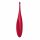 Satisfyer Twirling Fun - wiederaufladbarer, wasserdichter Klitorisvibrator (rot) 