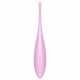 Satisfyer Twirling Joy - intelligenter wasserdichter Klitorisvibrator (rosa) 