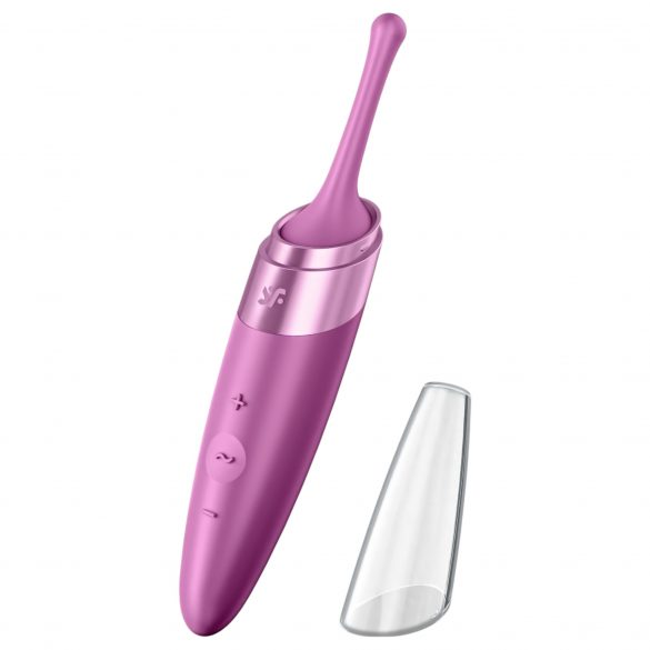 Satisfyer Twirling Delight - aufladbarer, wasserdichter Klitorisvibrator (lila) 