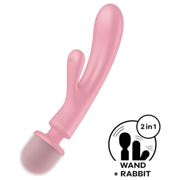 Satisfyer Triple Lover - G-Punkt- und Massagevibrator (Pink)