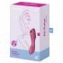 Satisfyer Curvy Trinity 3 - Akku-Luftwellen 2in1 Vibrator (Rot) 