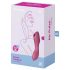 Satisfyer Curvy Trinity 3 - wiederaufladbarer Luftwellen 2in1 Vibrator (Rot)