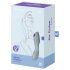 Satisfyer Curvy Trinity 3 - wiederaufladbarer 2-in-1 Luftwellen-Vibrator (grau)