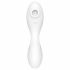 Satisfyer Curvy Trinity 5+ - intelligenter Luftdruck 2in1 Vibrator (Weiß) 