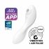 Satisfyer Curvy Trinity 5+ - intelligenter Luftdruck 2in1 Vibrator (Weiß) 