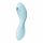 Satisfyer Curvy Trinity 5+ - intelligenter Luftwellen 2in1 Vibrator (blau) 