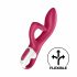 Satisfyer Embrace Me - wiederaufladbarer Vibrator mit Klitorisarm (rot) 