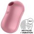 Satisfyer Cotton Candy - wiederaufladbarer Druckwellen-Klitorisstimulator (Koralle)