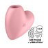 Satisfyer Cutie Heart - Wiederaufladbarer Druckwellen-Vibrator für den Kitzler (Pink)