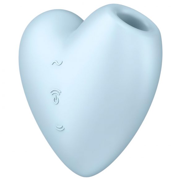 Satisfyer Cutie Heart - wiederaufladbarer Druckwellen-Klitorisstimulator (blau)