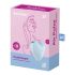 Satisfyer Cutie Heart - Akkubetriebener klitoraler Luftwellen-Vibrator (blau) 