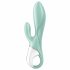 Satisfyer Air Pump Bunny 5 - intelligenter aufblasbarer Vibrator (Minze) 