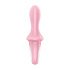 Satisfyer Air Pump Booty 5 - intelligenter aufblasbarer Analvibrator (pink) 