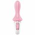 Satisfyer Air Pump Booty 5 - intelligenter aufblasbarer Analvibrator (pink) 