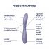 Satisfyer G-Punkt Flex 2 - Akkubetriebener, wasserdichter G-Punkt Vibrator (Violett) 