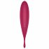 Satisfyer Twirling Pro - intelligenter 2in1 Klitorisvibrator (rot) 