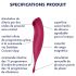 Satisfyer Twirling Pro - intelligenter 2-in-1 Klitorisvibrator (rot)