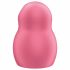 Satisfyer Pro To Go 1 - Wiederaufladbarer, druckwellenstimulierender Klitoris-Stimulator (Rot)