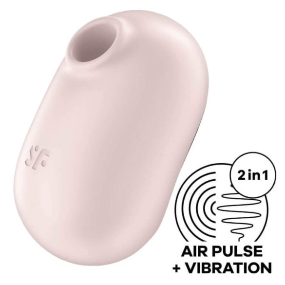 Satisfyer Pro To Go 2 - Akkubetriebener, luftwellen Klitorisstimulator (Beige) 