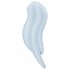 Satisfyer Pocket Pro 1 - Akkubetriebener, luftwellenvibrierender Klitoris-Stimulator (blau) 