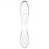 Satisfyer Dazzling Crystal 1 - 2-Enden Glasdildo (transparent)