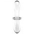 Satisfyer Double Crystal - Doppelseitiger Glasdildo (transparent)