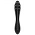 Satisfyer Dazzling Crystal 1 - 2-endiger Glasdildo (schwarz)