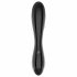 Satisfyer Dazzling Crystal 1 - Zweiseitiger Glasdildo (Schwarz) 