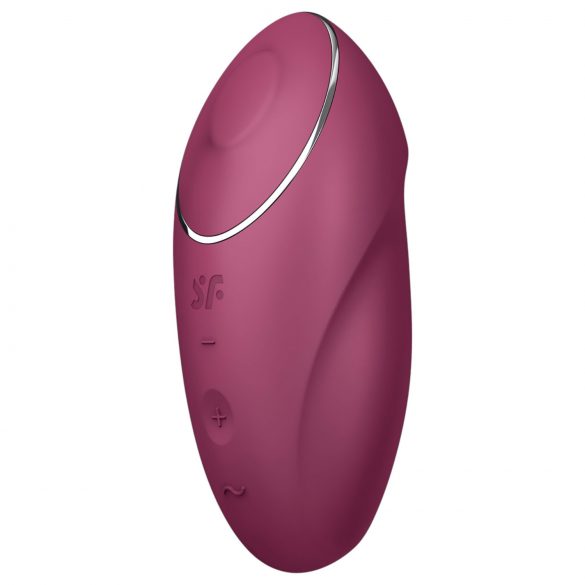 Satisfyer Tap & Climax 1 - 2-in-1 Vibrator und Klitoris-Stimulator (rot)