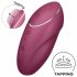 Satisfyer Tap & Climax 1 - 2in1 Vibrator und Klitorisstimulator (rot)