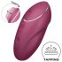 Satisfyer Tap & Climax 1 - 2-in-1 Vibrator und Klitoris-Stimulator (rot)