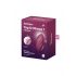 Satisfyer Tap & Climax 1 - 2in1 Vibrator und Klitoris Stimulator (Rot) 