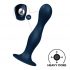 Satisfyer Double Ball-R - gewichteter Dildo mit Saugnapf (dunkelblau) 