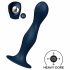 Satisfyer Double Ball-R - gewichteter Dildo mit Saugnapf (dunkelblau) 