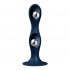 Satisfyer Double Ball-R - gewichteter Dildo mit Saugnapf (dunkelblau) 