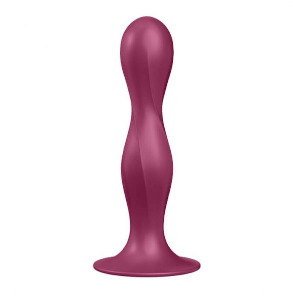 Satisfyer Double Ball-R - Standfuß beschwerte Dildo (rot) 