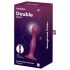 Satisfyer Double Ball-R - Standfuß beschwerte Dildo (rot) 